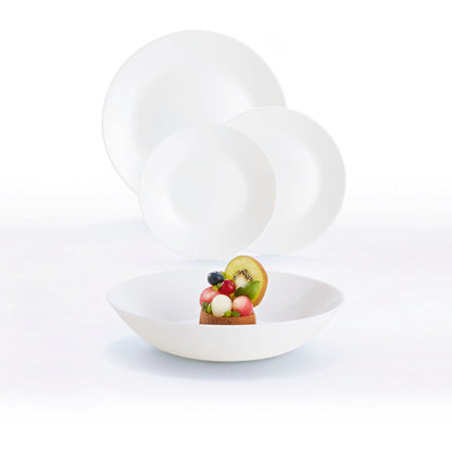 Luminarc Geschirr-Set Luminarc 12004 Weiß Glas 18 Stücke