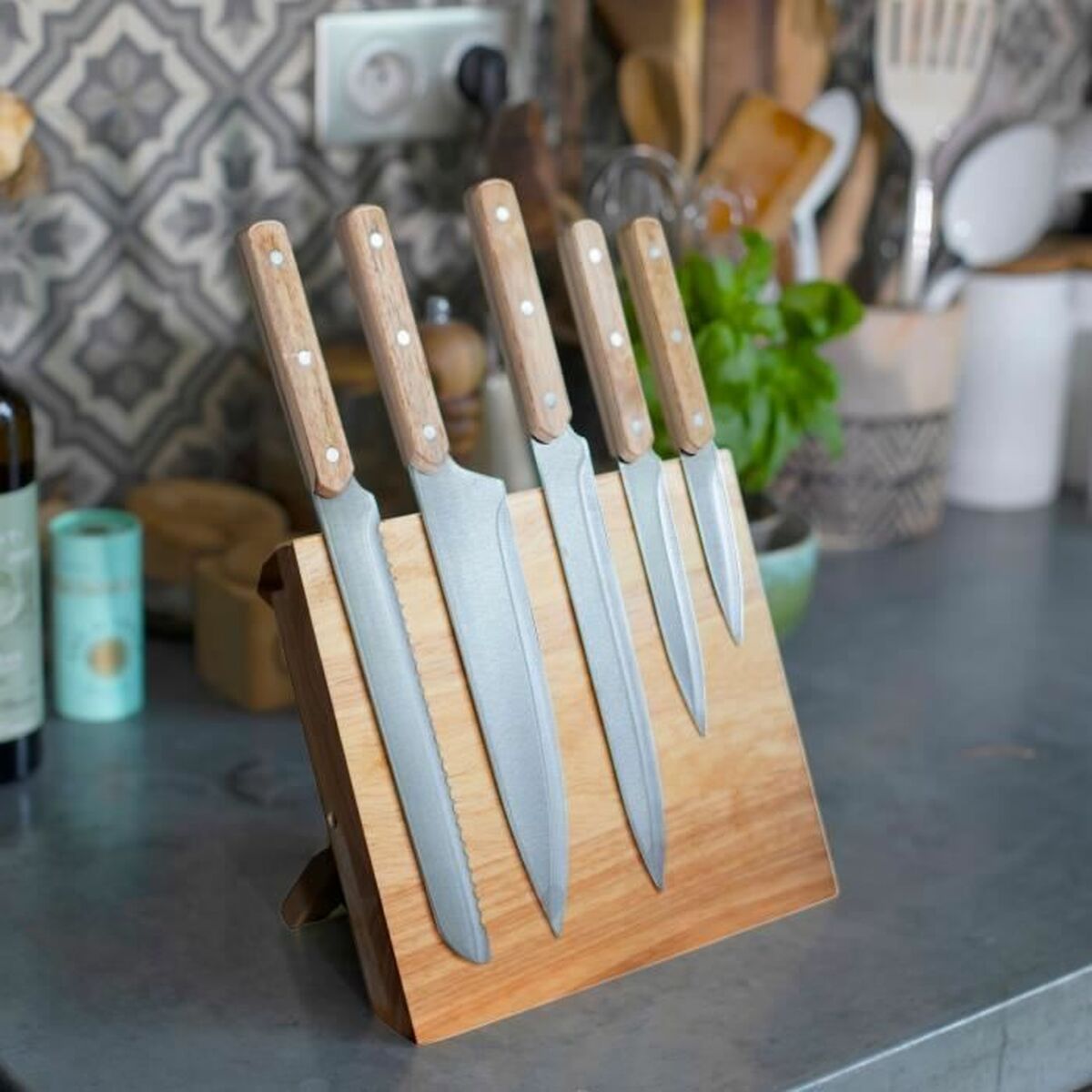 Livoo Messerset Livoo Stahl Edelstahl (5 Stück)