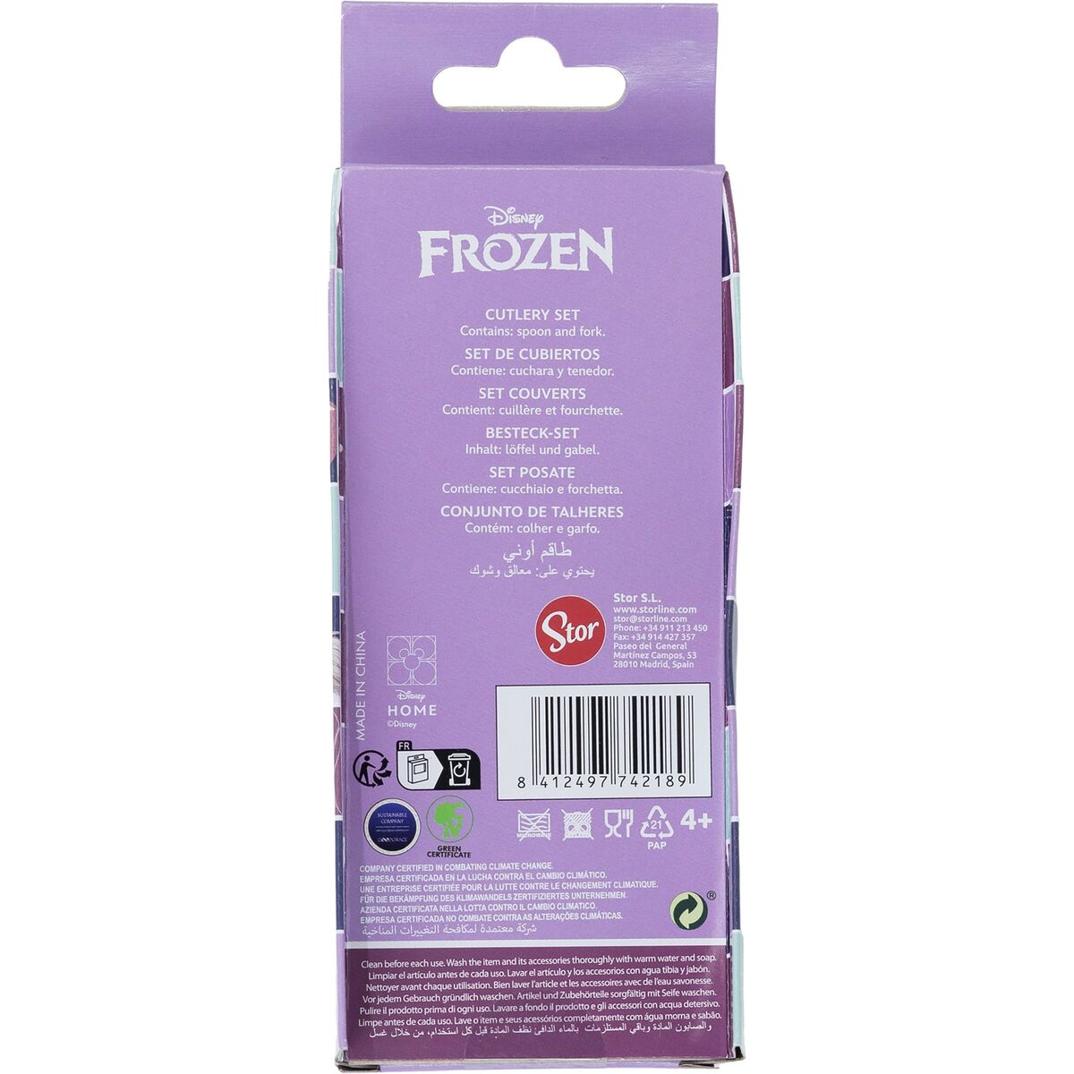 Frozen Besteckset Frozen Cz11341 Für Kinder 2 Stücke