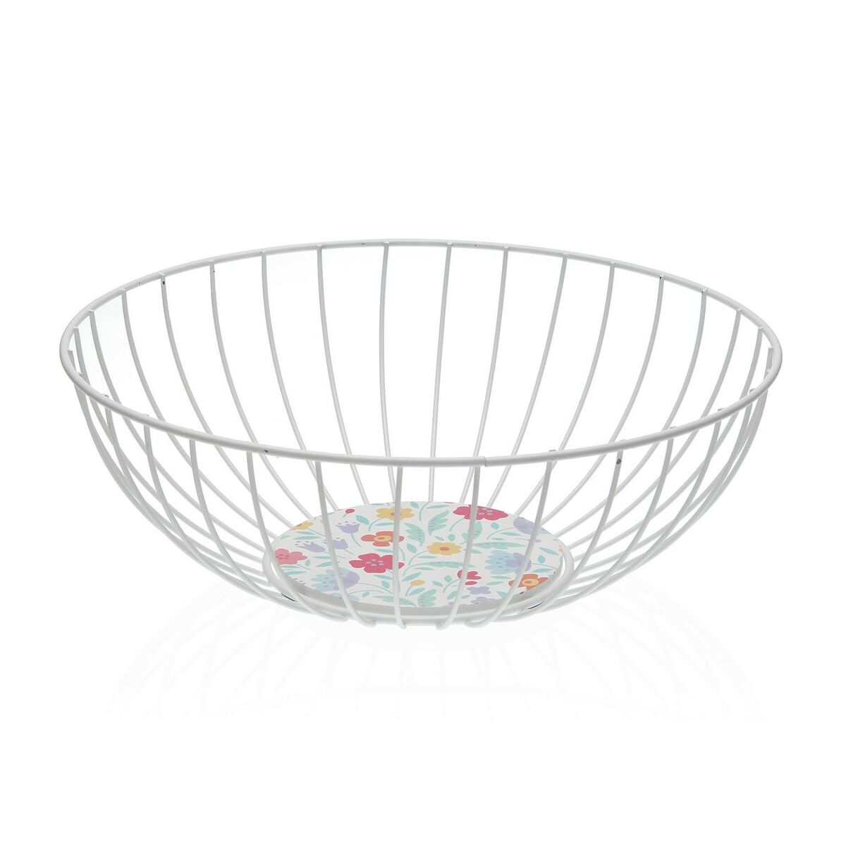 Versa Obstschale Versa Flandes Metall Stahl Holz Mdf 28 X 10 X 28 Cm