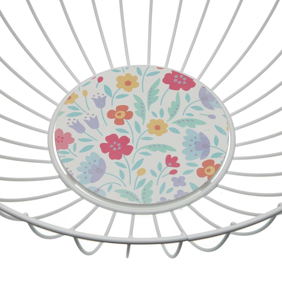 Versa Obstschale Versa Flandes Metall Stahl Holz Mdf 28 X 10 X 28 Cm