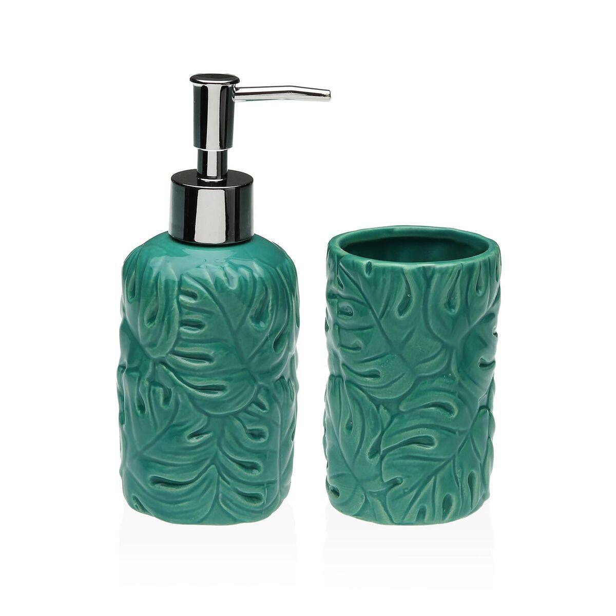 Versa Badezimmer Set Versa Grün Dolomite 6,8 X 17 X 6,8 Cm