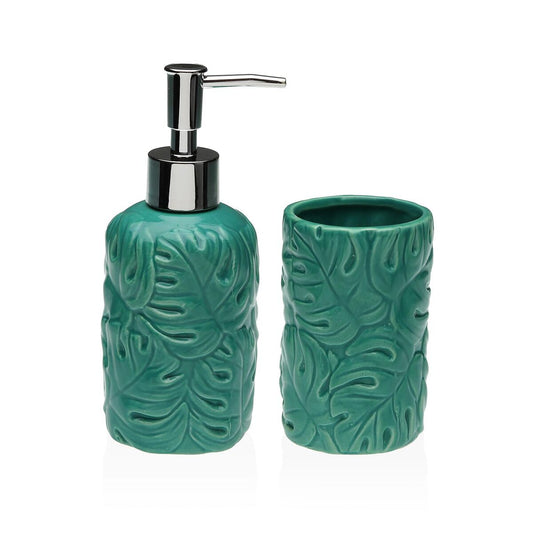 Versa Badezimmer Set Versa Grün Dolomite 6,8 X 17 X 6,8 Cm