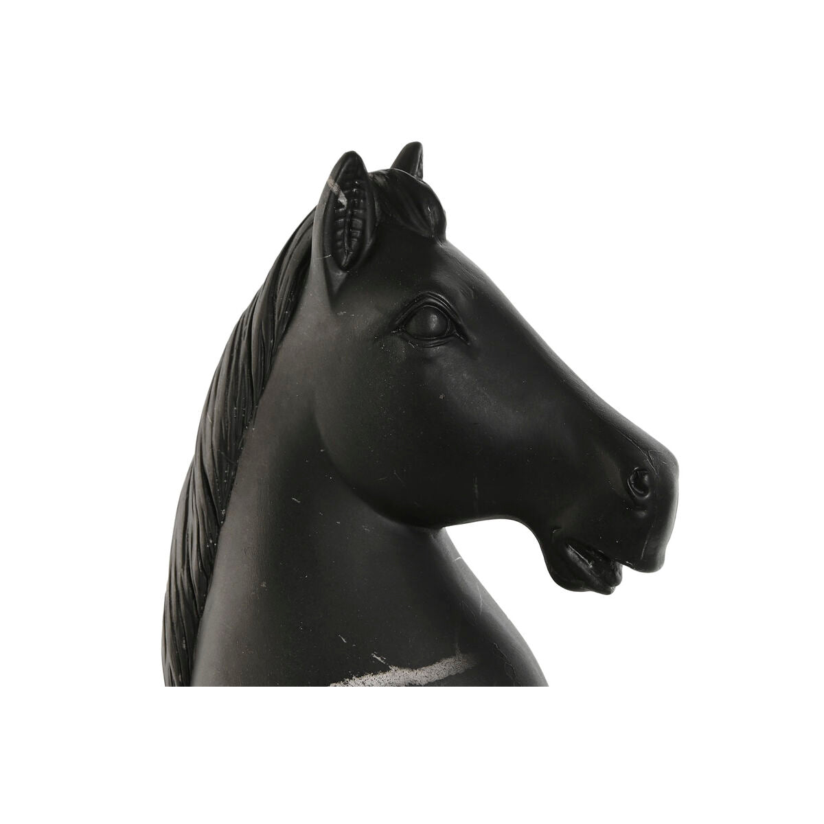 Home Esprit Deko-Figur Home Esprit Schwarz Pferd 13 X 13 X 33 Cm