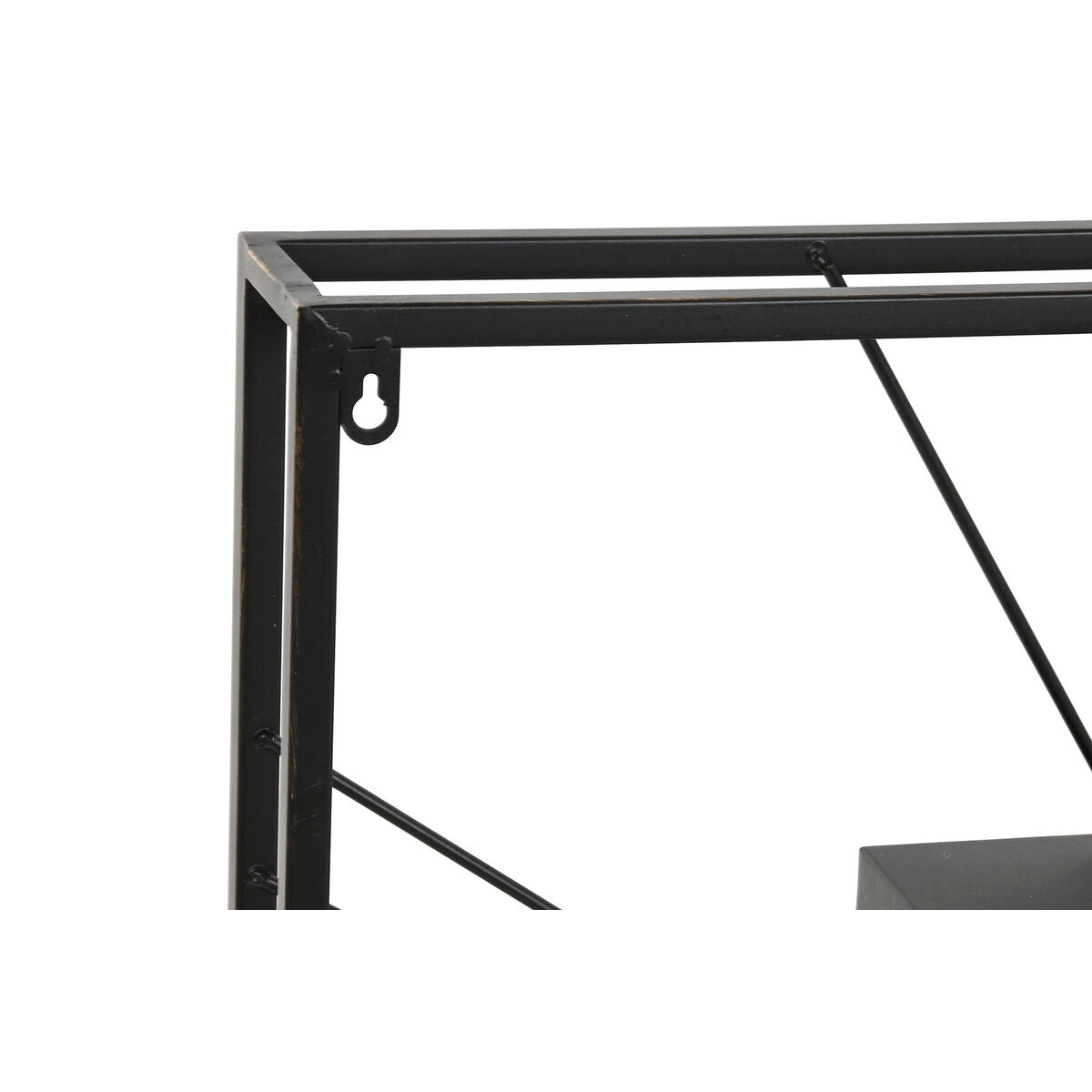 Home Esprit Wanduhr Home Esprit Schwarz Gold Metall Kristall 80 X 8 X 80 Cm