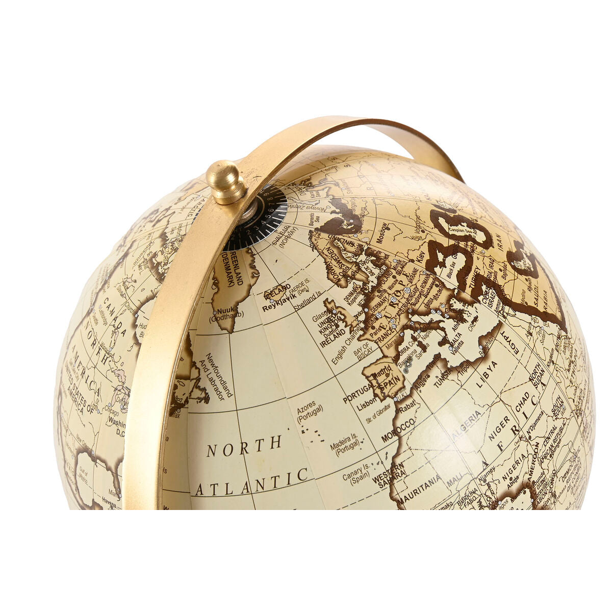 Home Esprit Deko-Figur Home Esprit Gold Kolonial Stativ