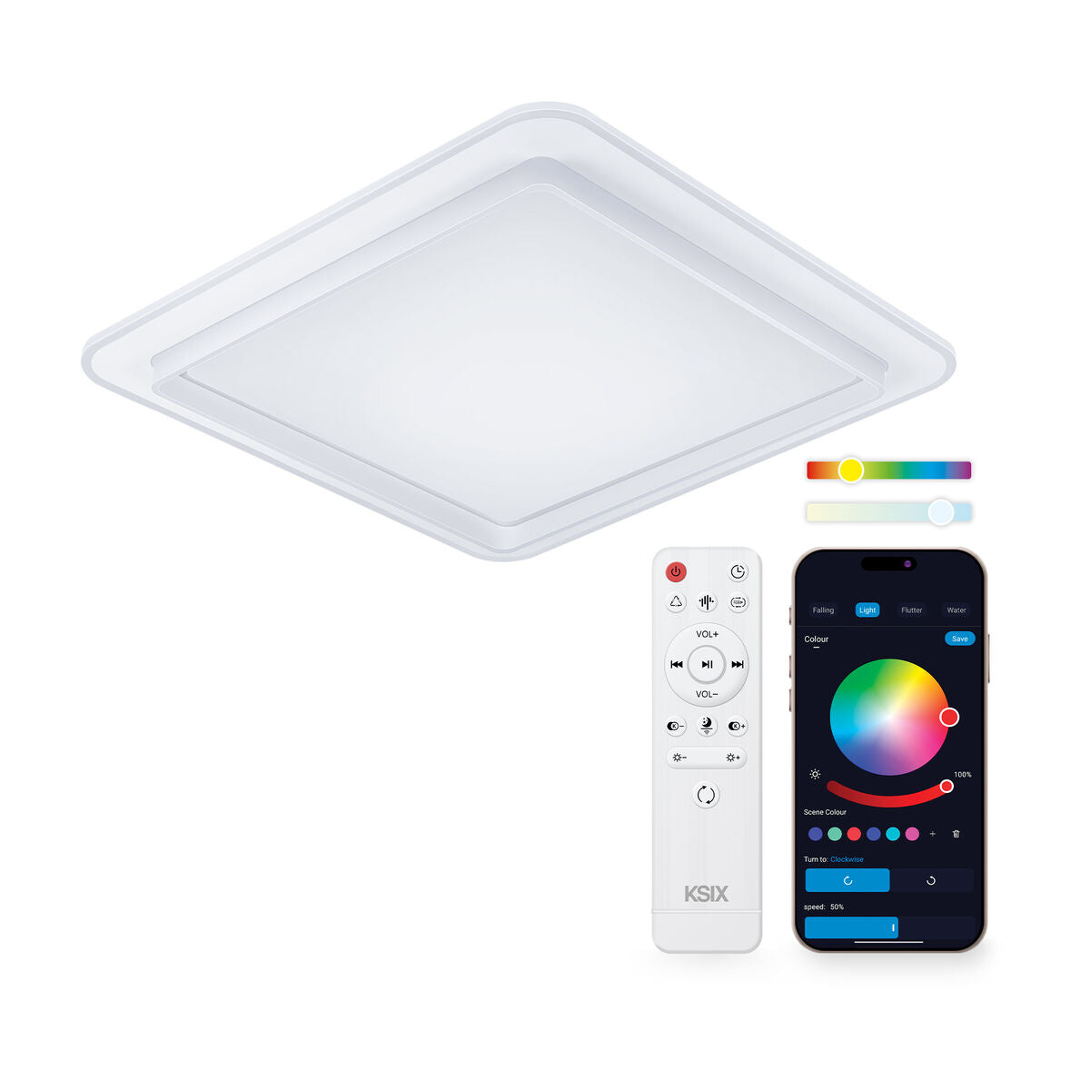 Ksix Led-Deckenleuchte Ksix Celeste (3000K - 6500K)