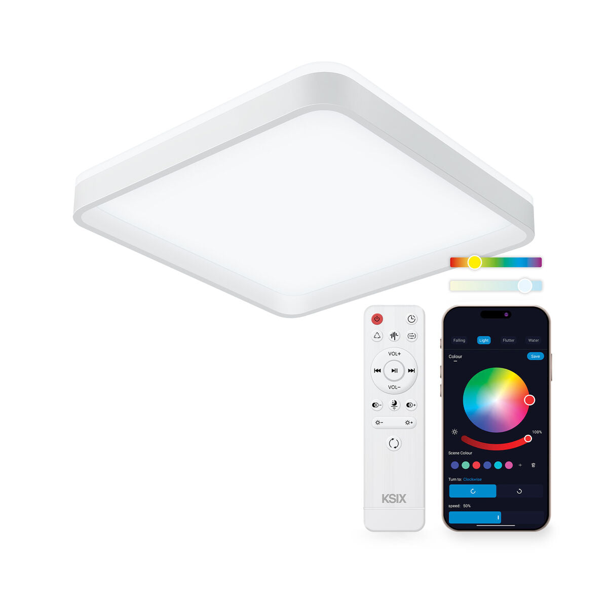 Ksix Led-Deckenleuchte Ksix Stellar Plus (3000K - 6500K)