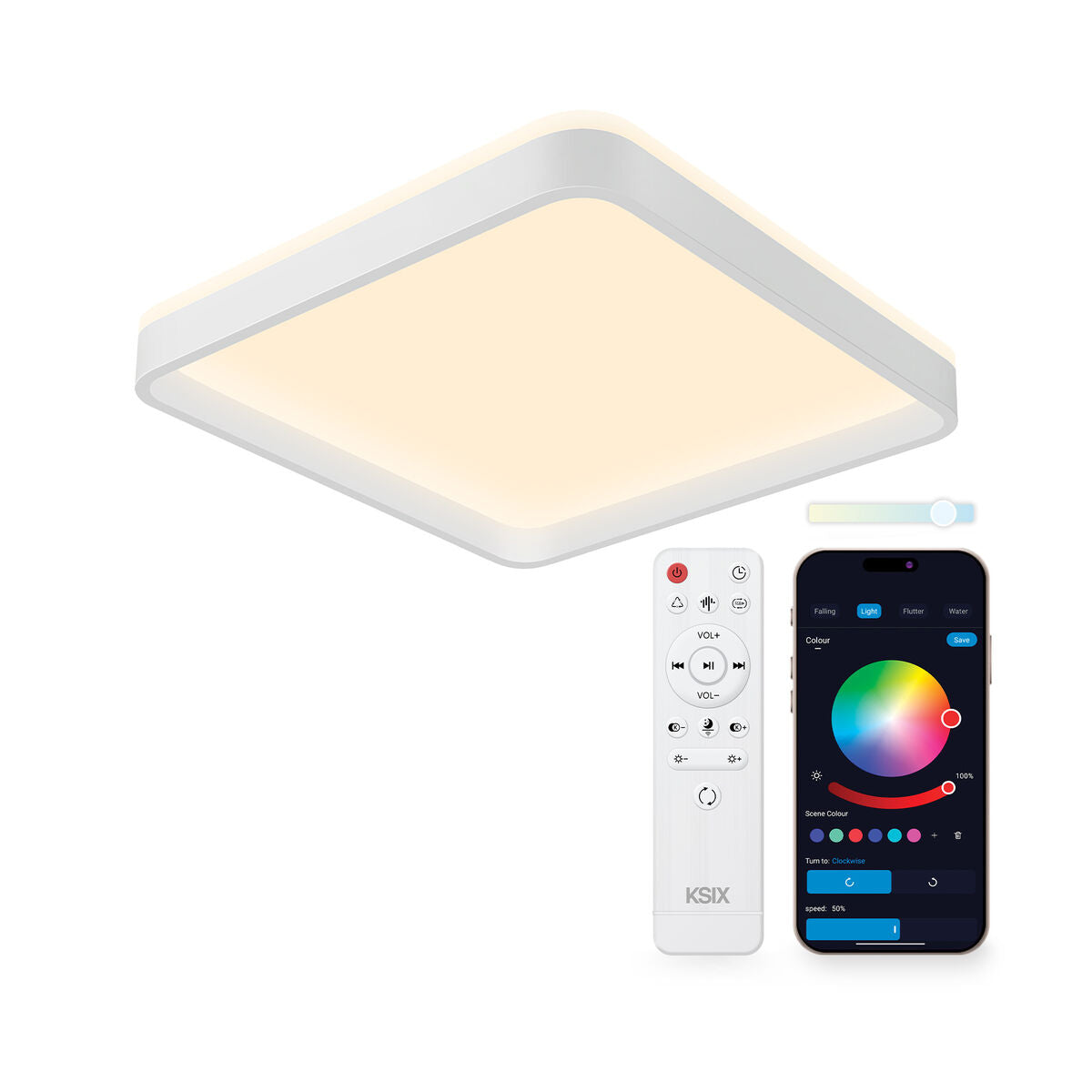 Ksix Led-Deckenleuchte Ksix Stellar Plus (3000K - 6500K)