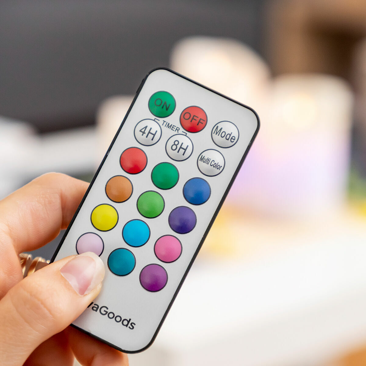 Innovagoods Mehrfarbige Led-Kerzen Flammeneffekt Mit Fernbedienung Lendles Innovagoods 3 Stück