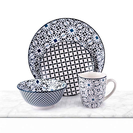 Alpina Geschirr Alpina Bunt Aus Keramik 16 Stücke (4 Stück)