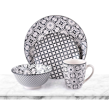 Alpina Geschirr Alpina Bunt Aus Keramik 16 Stücke (4 Stück)