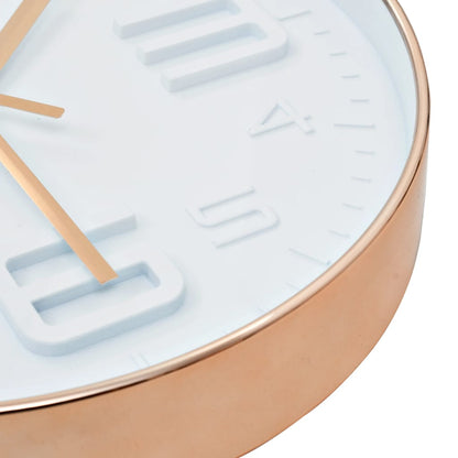 Wanduhr Kupferoptik 30 Cm