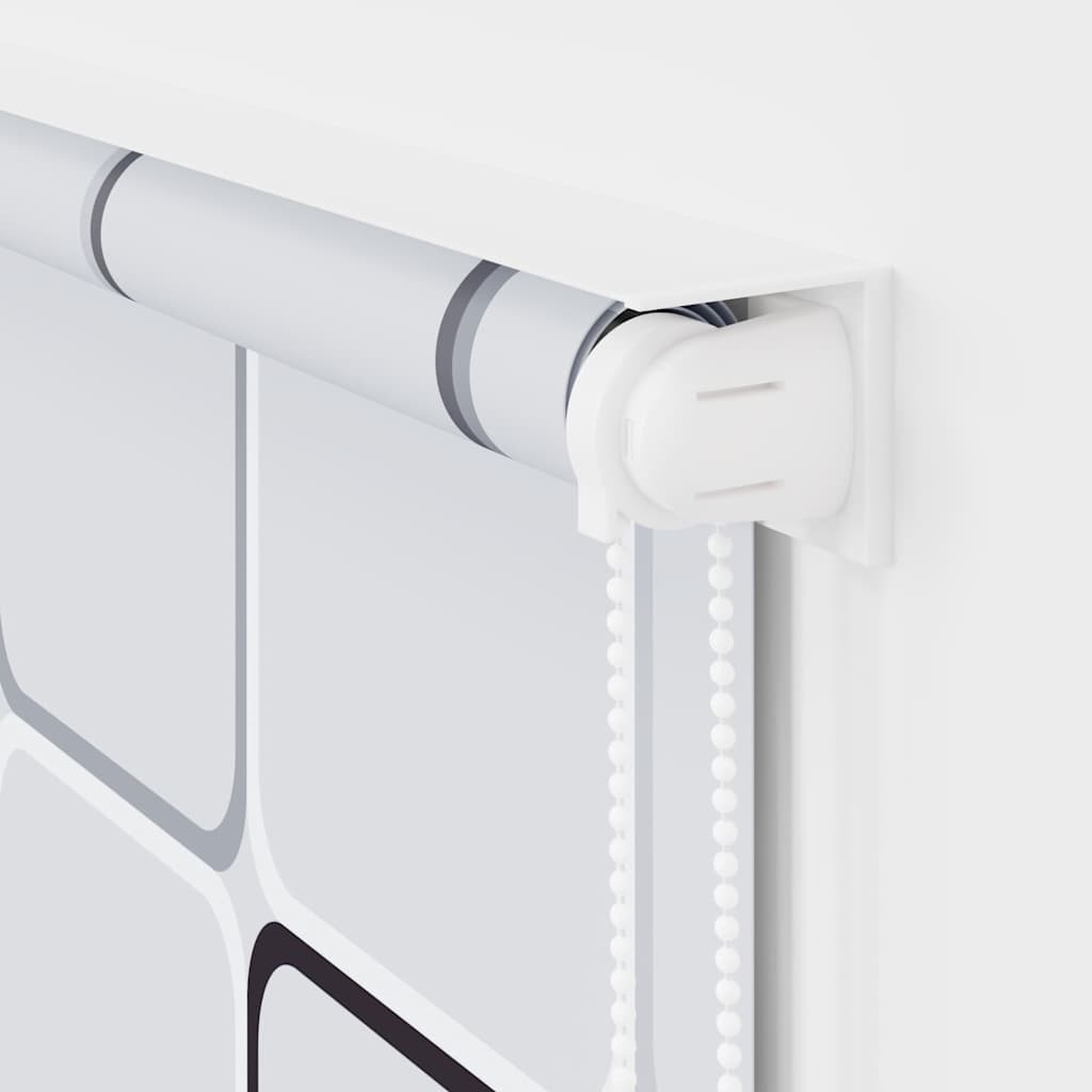 Duschrollo Quadratmuster