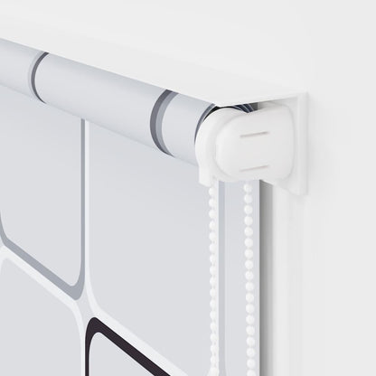 Duschrollo Quadratmuster