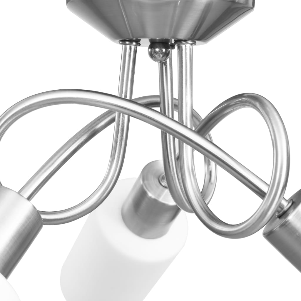 Deckenleuchte Mit Keramik-Lampenschirmen Für 3 E14 Glühlampen