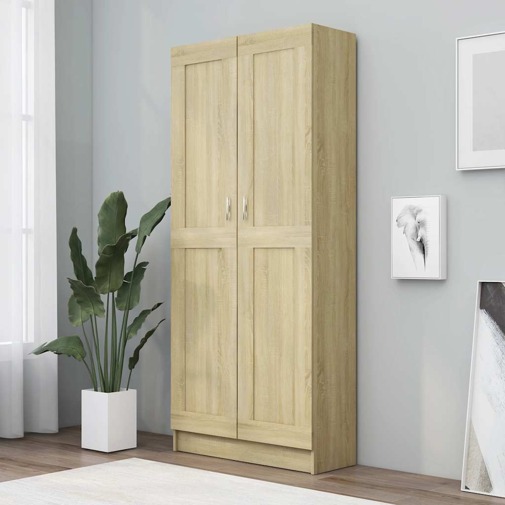 Bücherschrank 82,5X30,5X Holzwerkstoff