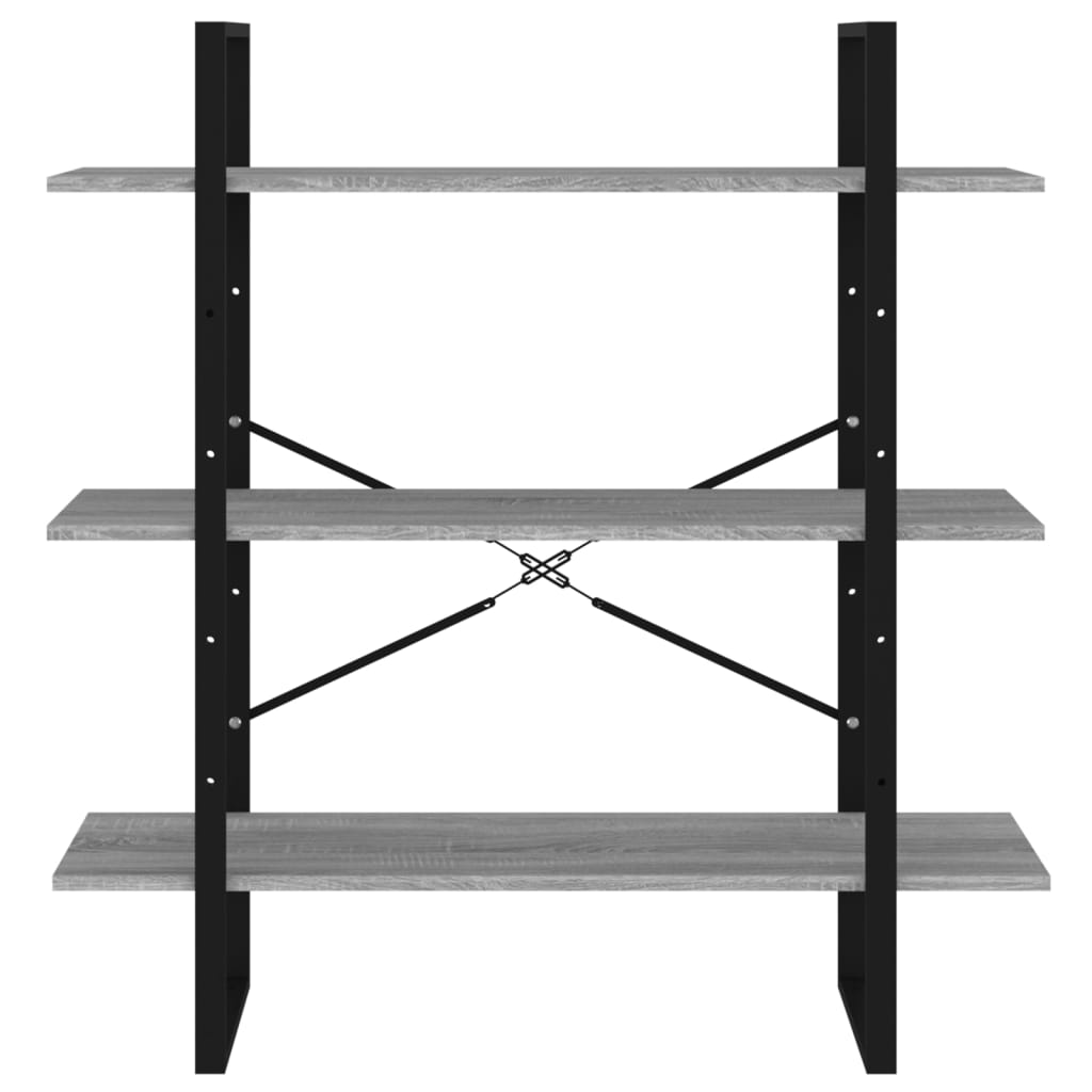 Bücherregal 100X30X Grau Sonoma