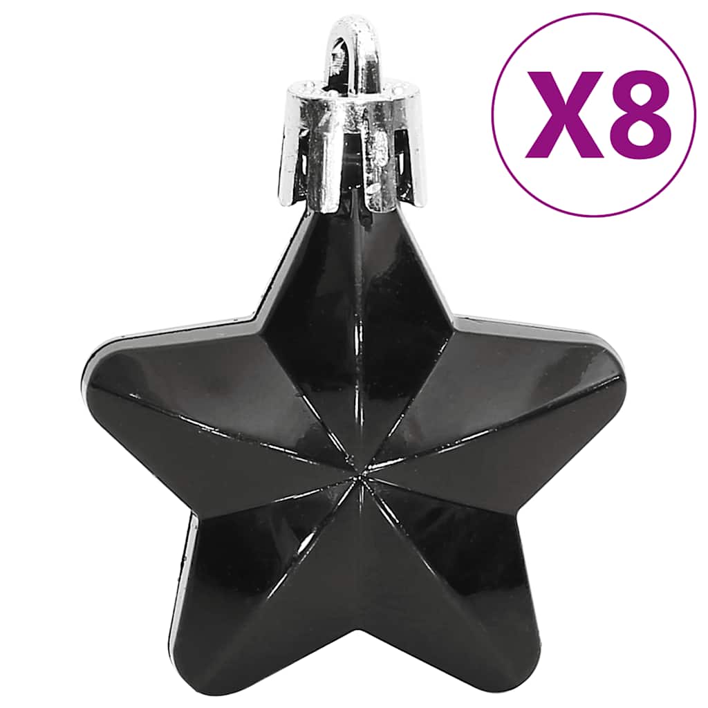 111-Tlg. Weihnachtskugel-Set Polystyrol