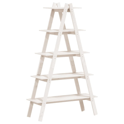 Regal Mit 5 Böden A-Form 110X40X180,5 Cm Massivholz Kiefer