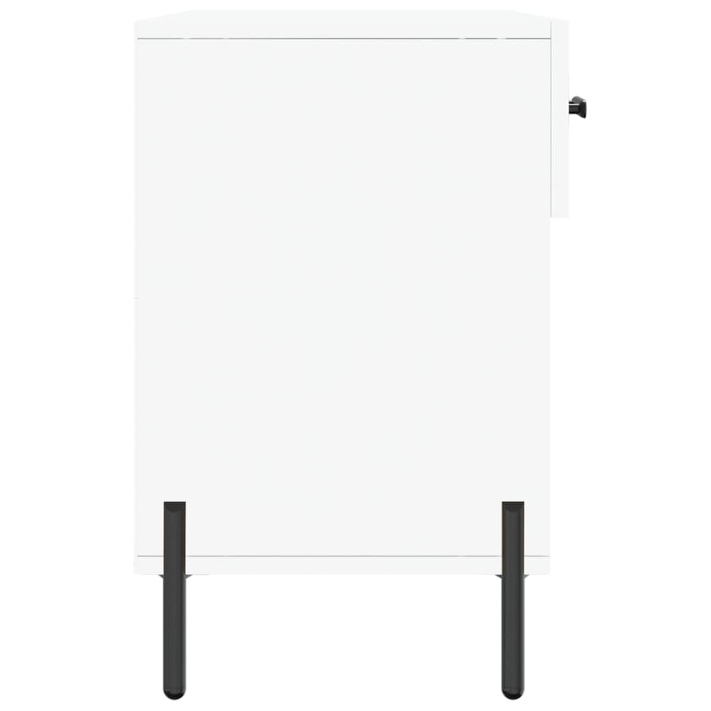 Schuhbank 102X35X55 Cm Holzwerkstoff Weiß