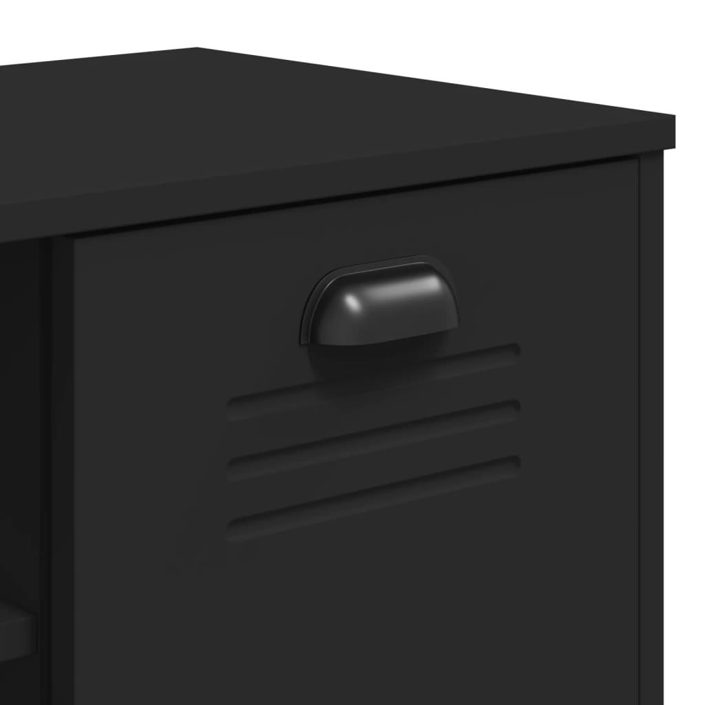 Schuhbank Viken 106X35X45 Cm Holzwerkstoff Schwarz