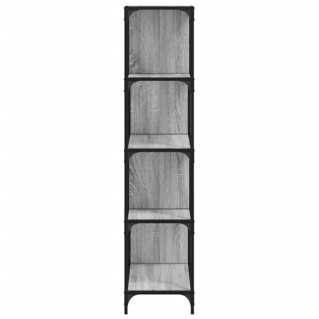 Bücherregal 4 Etagen 139X33,5X149 Cm Holzwerkstoff