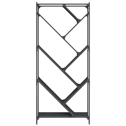 Bücherregal 79X30X180 Cm Holzwerkstoff Und Metall