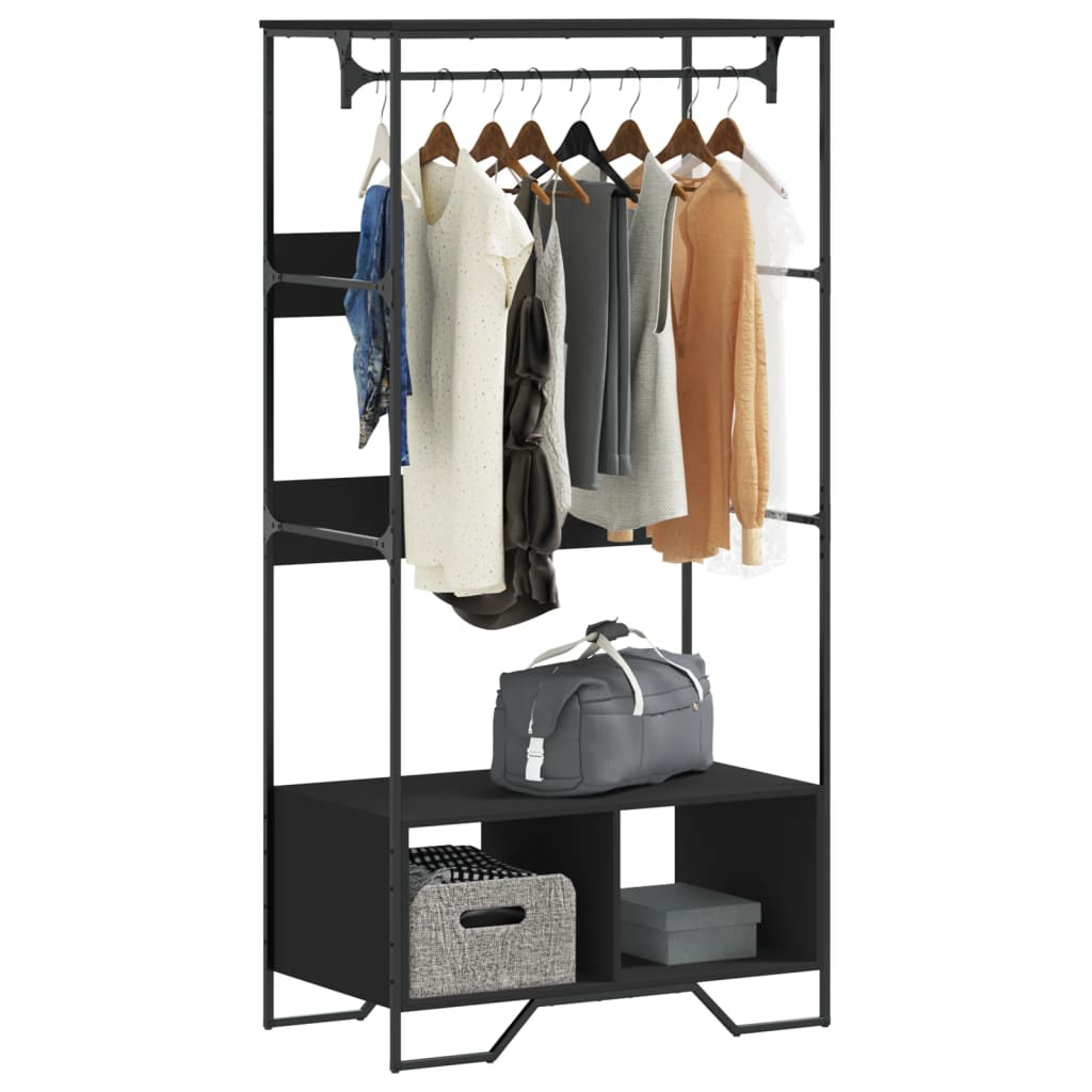 Kleiderständer 90X50X180 Cm Holzwerkstoff