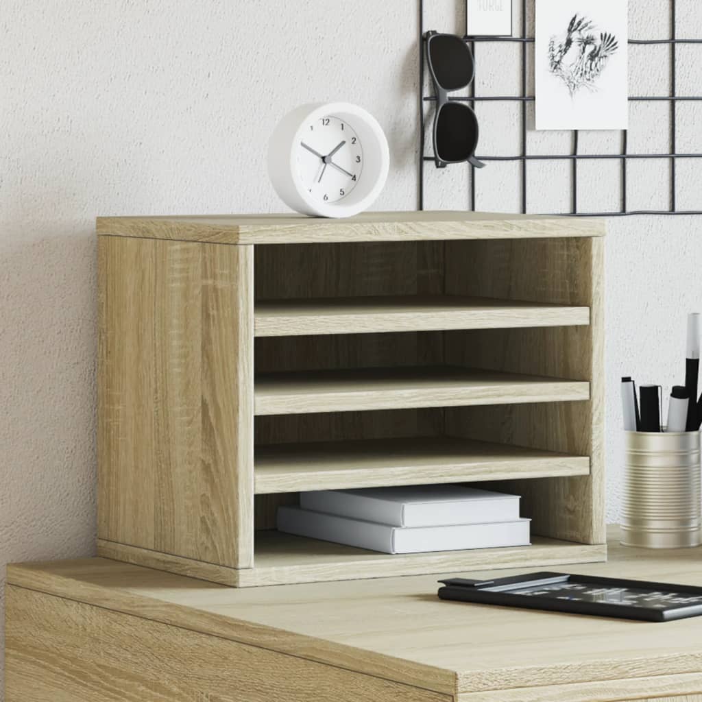 Schreibtisch Organizer 36 X 26 X 29.5 Cm Holzwerkstoff