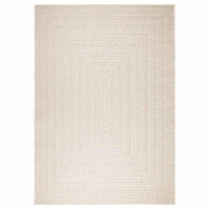 Teppich Zizur Jute-Optik Indoor Und Outdoor Creme