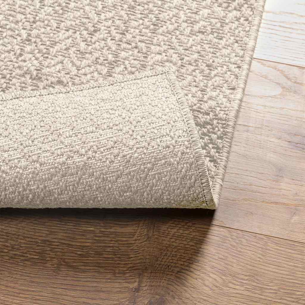 Teppich Zizur Jute-Optik Indoor Und Outdoor Creme