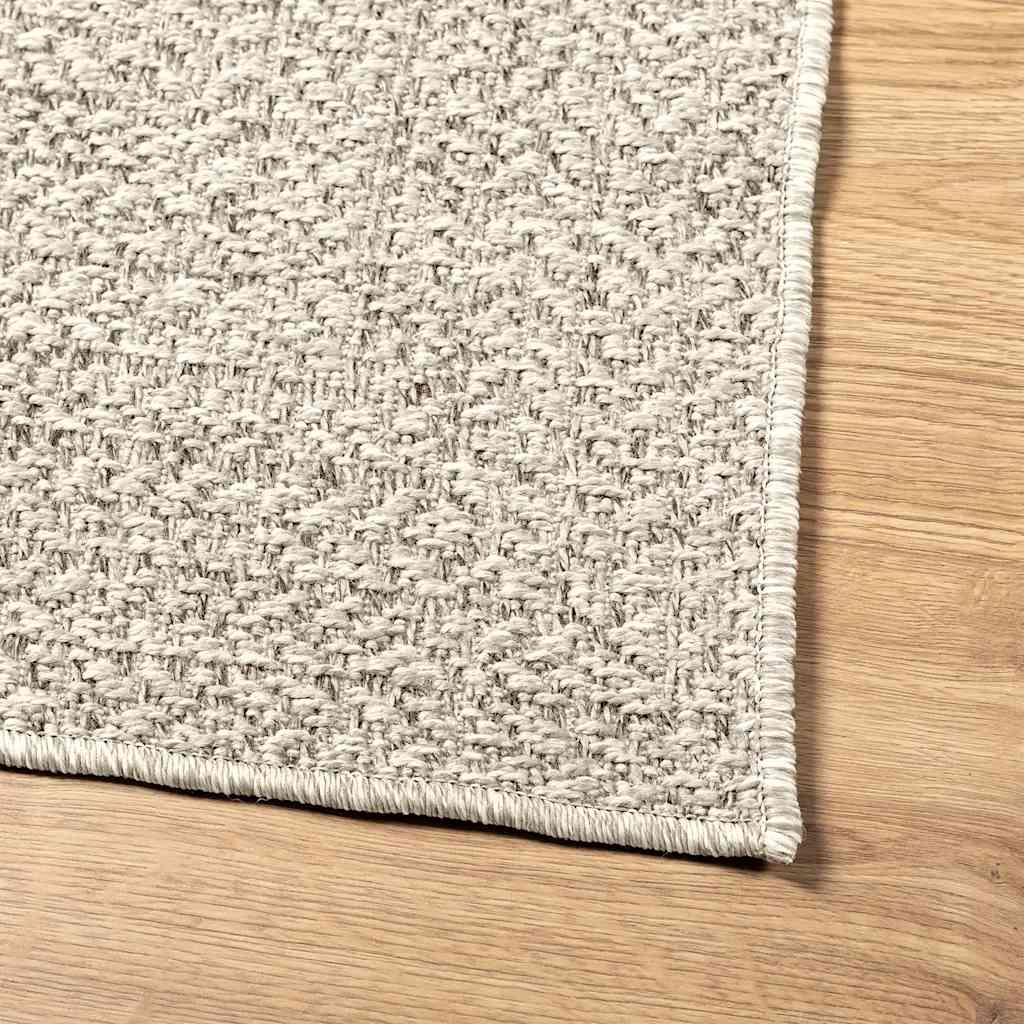 Teppich Zizur Jute-Optik Indoor Und Outdoor Creme