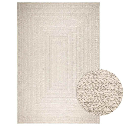 Teppich Zizur Jute-Optik Indoor Und Outdoor Creme