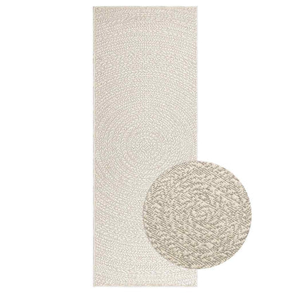 Teppich Zizur Jute-Optik Indoor Und Outdoor Creme