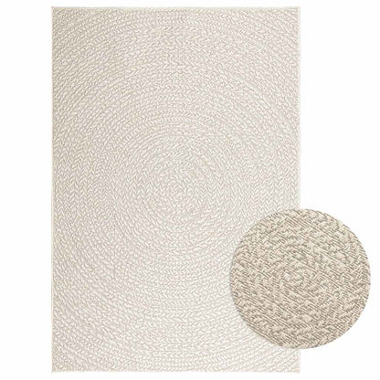 Teppich Zizur Jute-Optik Indoor Und Outdoor Creme