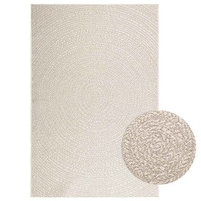 Teppich Zizur Jute-Optik Indoor Und Outdoor Creme