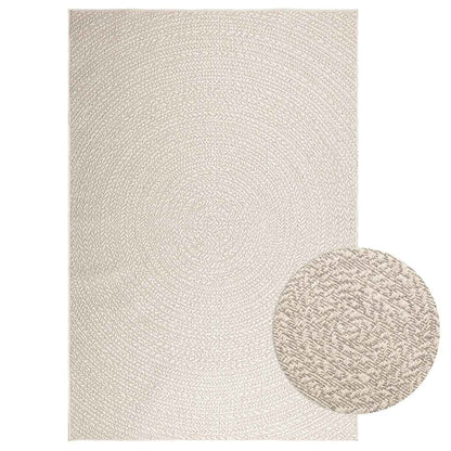 Teppich Zizur Jute-Optik Indoor Und Outdoor Creme