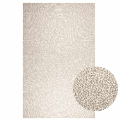 Teppich Zizur Jute-Optik Indoor Und Outdoor Creme