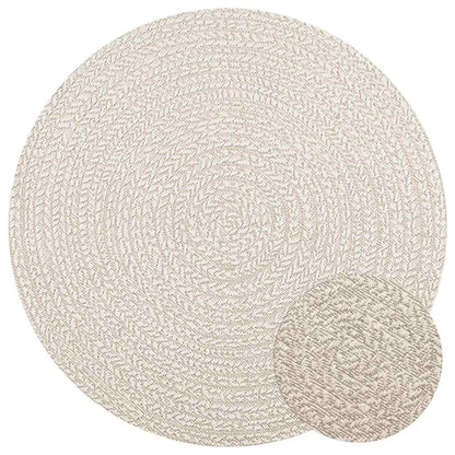Teppich Zizur Jute-Optik Indoor Und Outdoor Creme