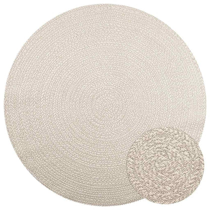 Teppich Zizur Jute-Optik Indoor Und Outdoor Creme