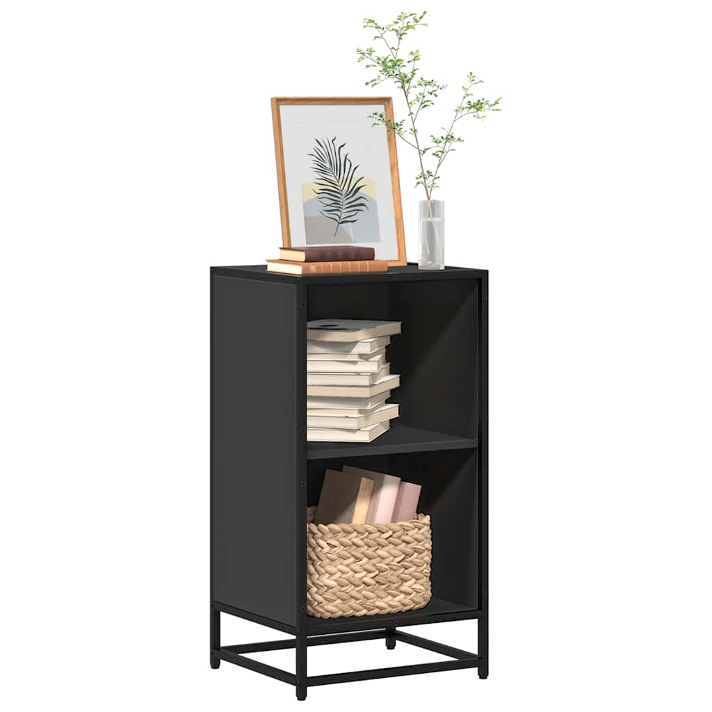 Bücherregal 60X35X Holzwerkstoff Schwarz
