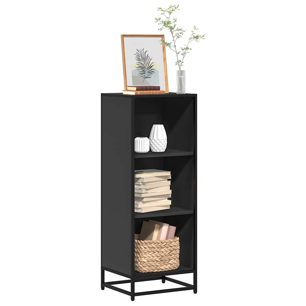 Bücherregal 60X35X Holzwerkstoff Schwarz