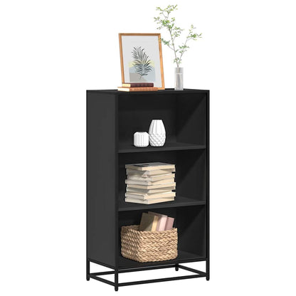 Bücherregal 60X35X Holzwerkstoff Schwarz