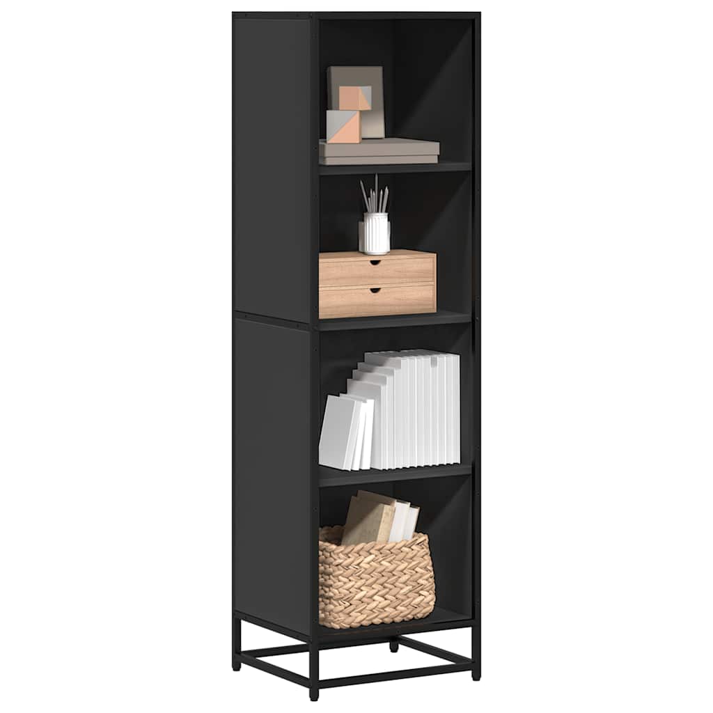 Bücherregal 60X35X Holzwerkstoff Schwarz