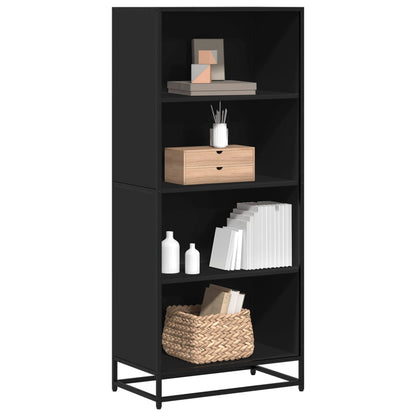 Bücherregal 60X35X Holzwerkstoff Schwarz