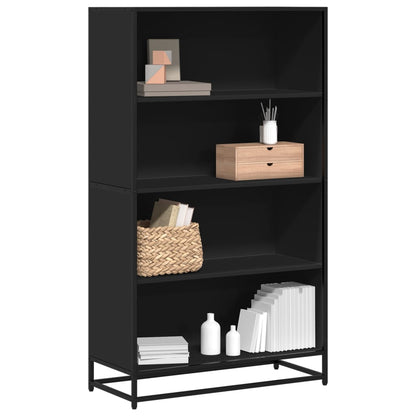 Bücherregal 60X35X Holzwerkstoff Schwarz
