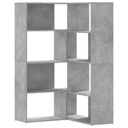 Eck-Bücherregal 4 Böden 85X85X140 Cm Holzwerkstoff