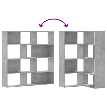 Eck-Bücherregal 4 Böden 85X85X140 Cm Holzwerkstoff