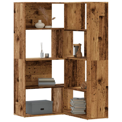 Eck-Bücherregal 4 Böden 85X85X140 Cm Holzwerkstoff